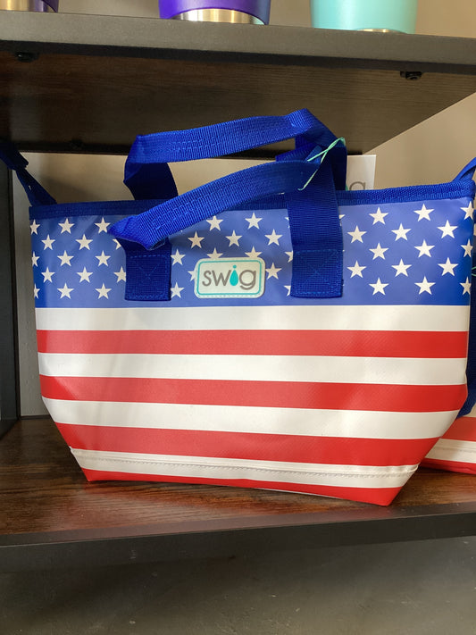 American Flag Swig Lunch Bag
