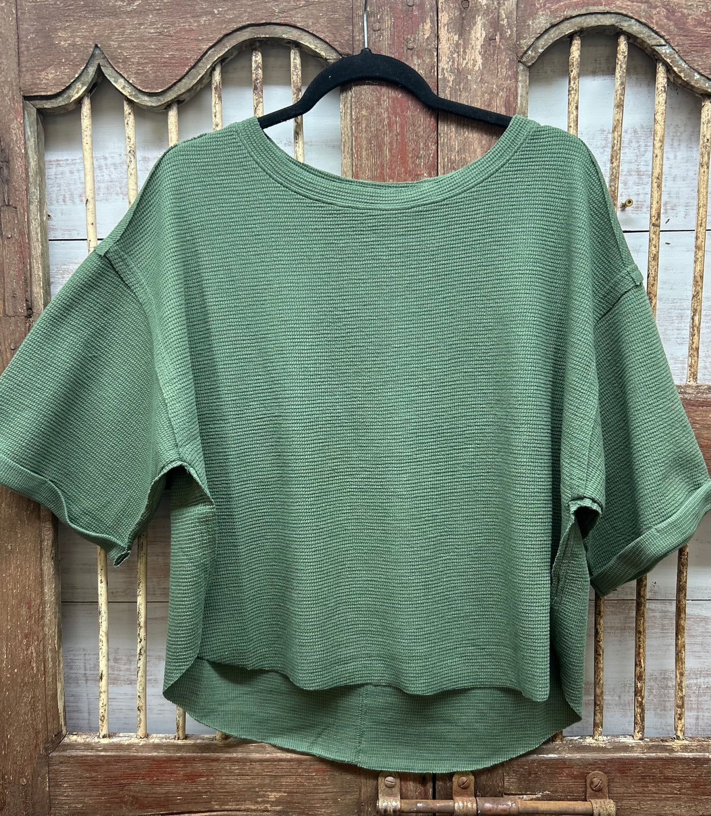 Easy Days Waffle Knit Top