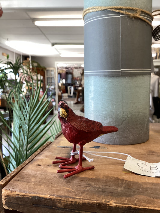 Lg Cast Iron Cardinal