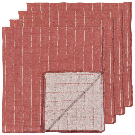 Heirloom Canyon Rose Double Weave Set of 4