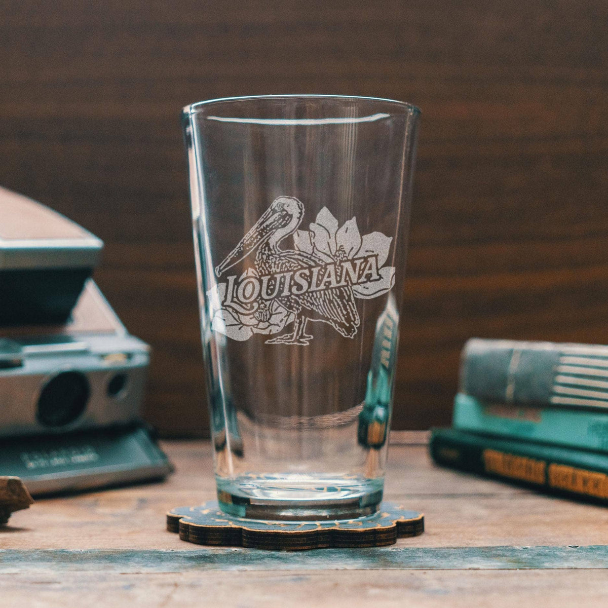 Louisiana State Bird Glasses