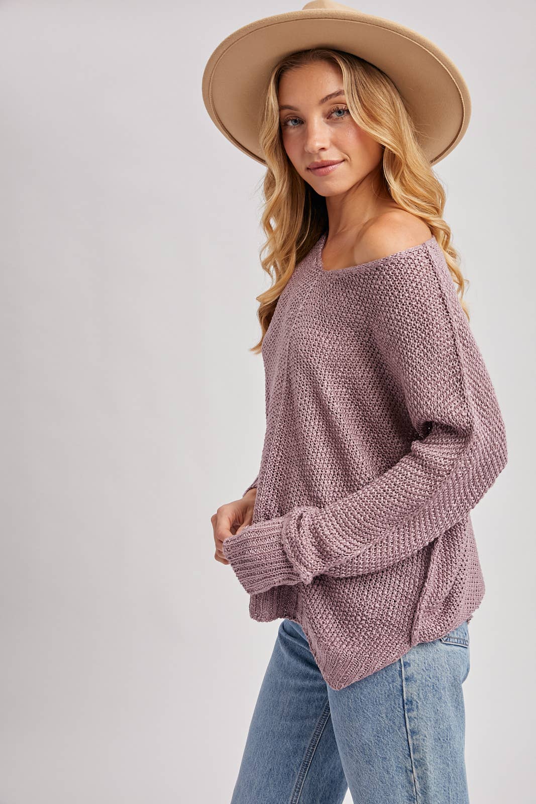 Reverse Seam Sweater