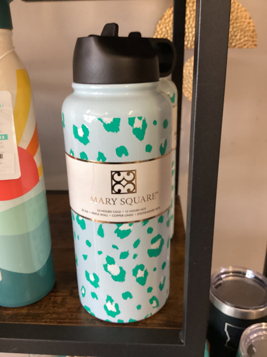 Mary Square Cheetah Tumbler
