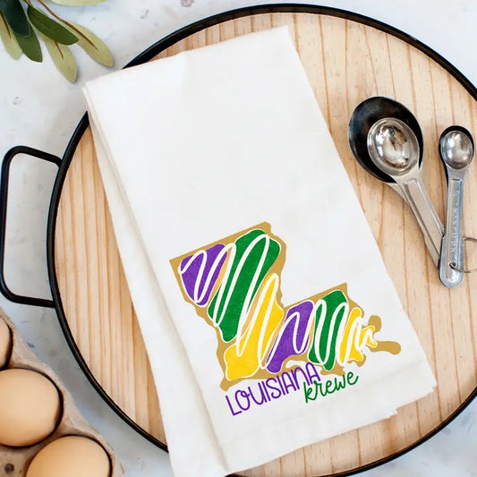 LA Krewe King Cake Towel
