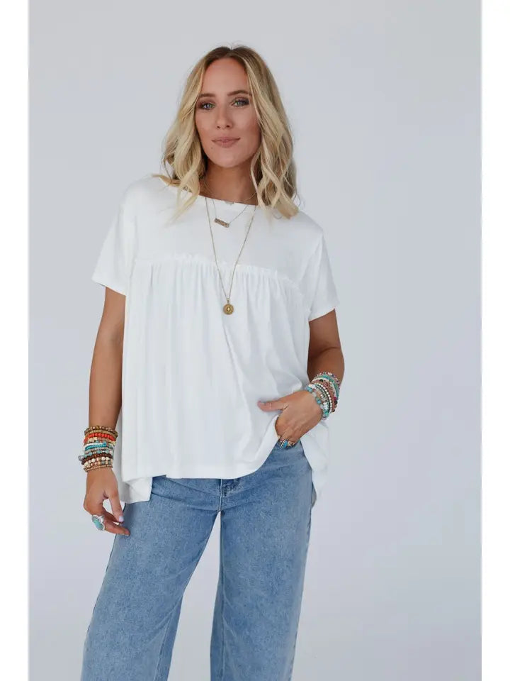 Sunday Morning Babydoll Tee