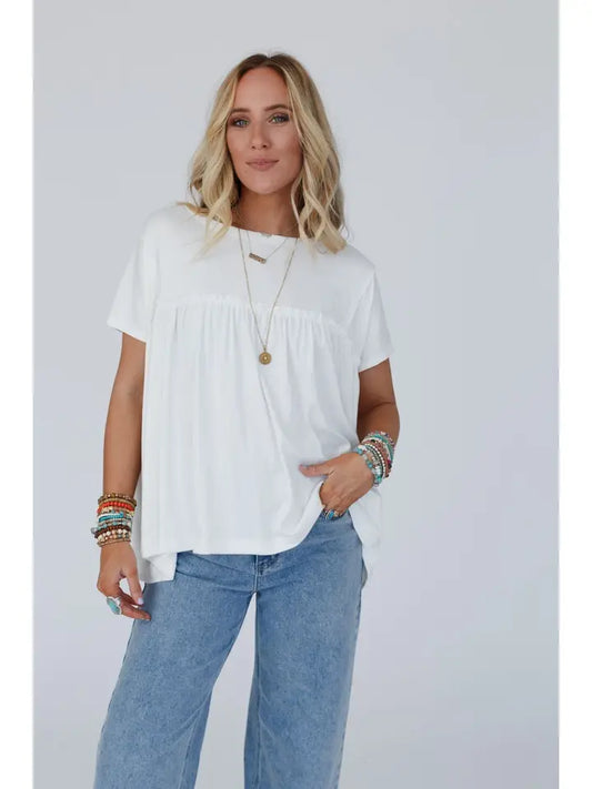Sunday Morning Babydoll Tee