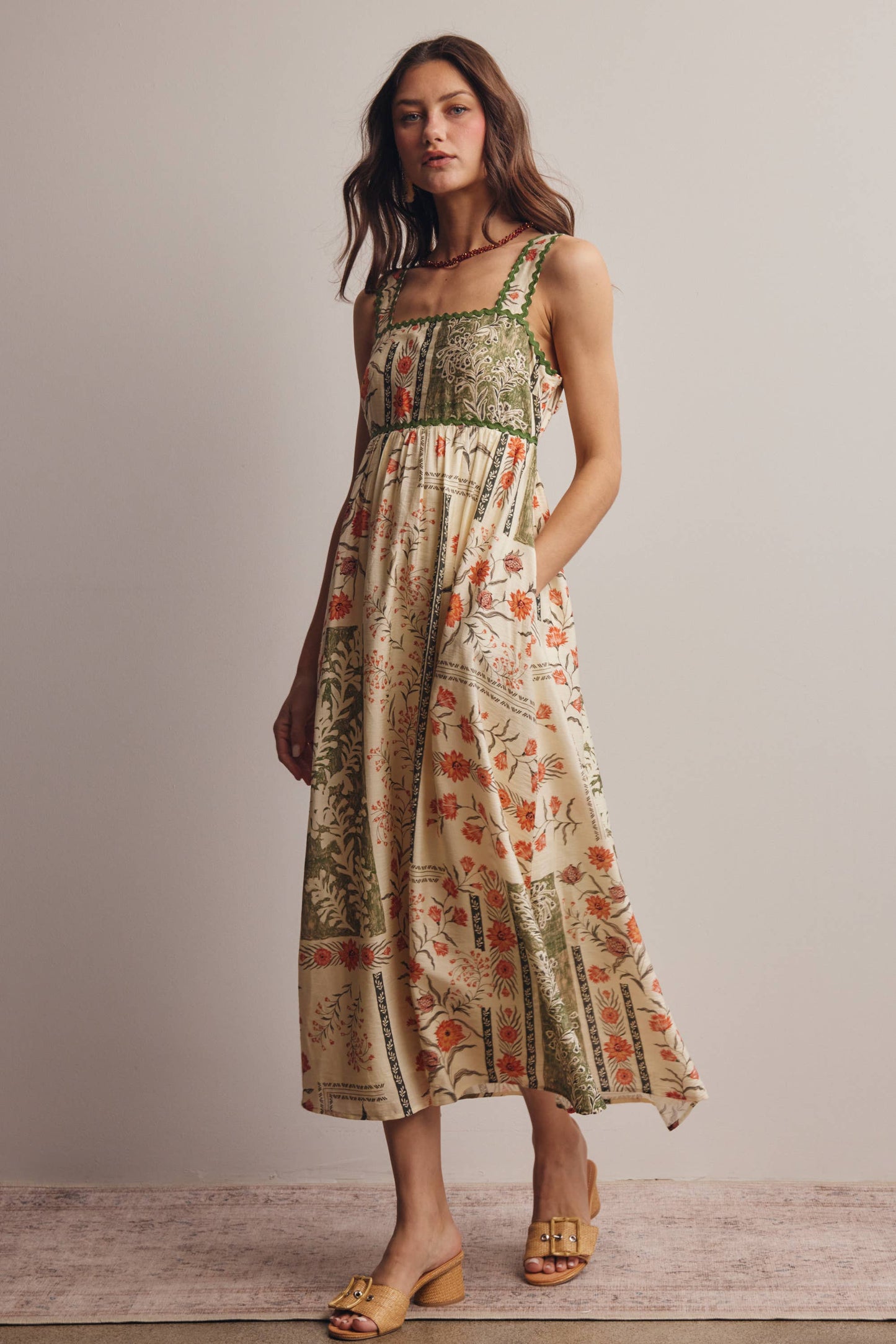 Bayou Bloom Midi Dress