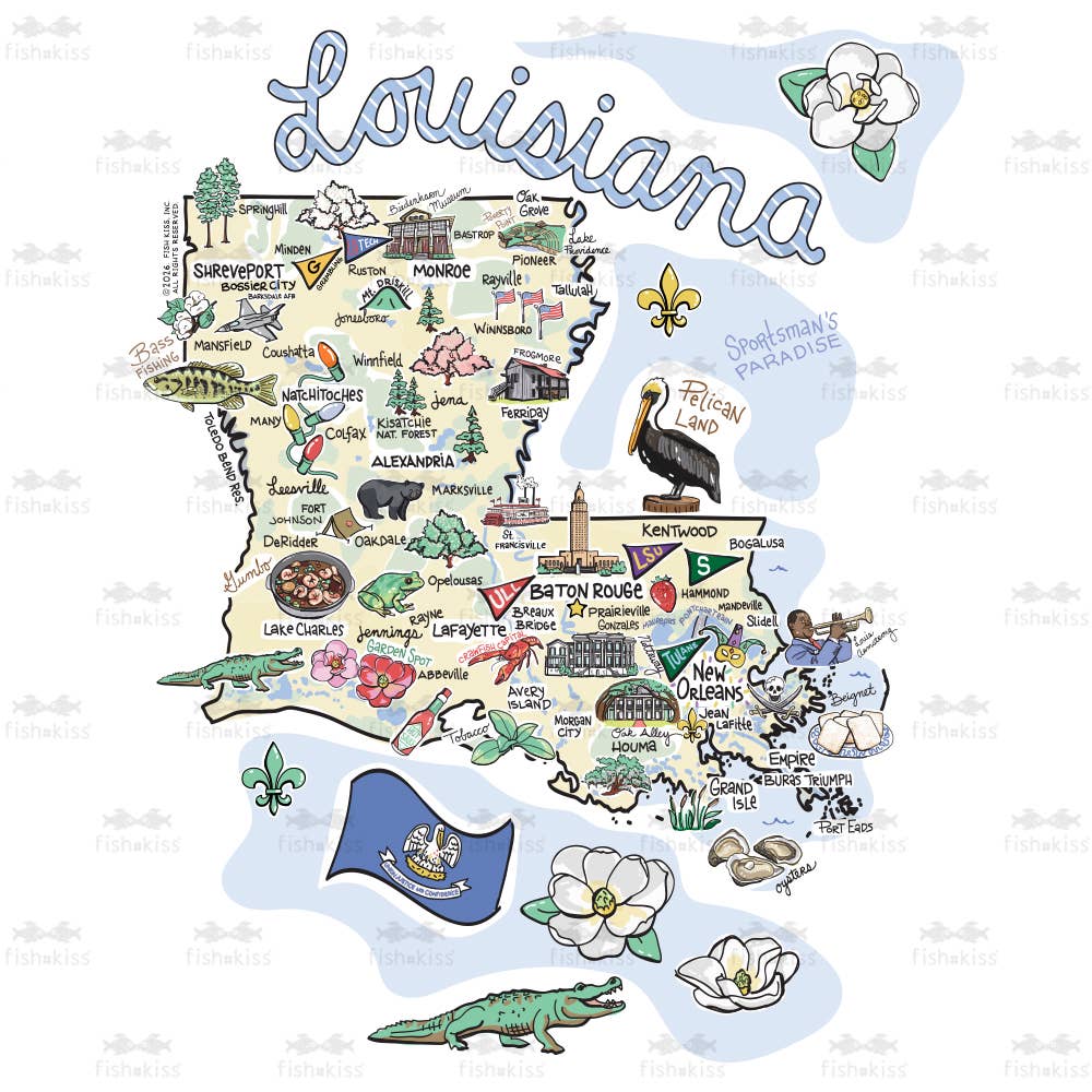 Louisiana Party Cup (24oz)