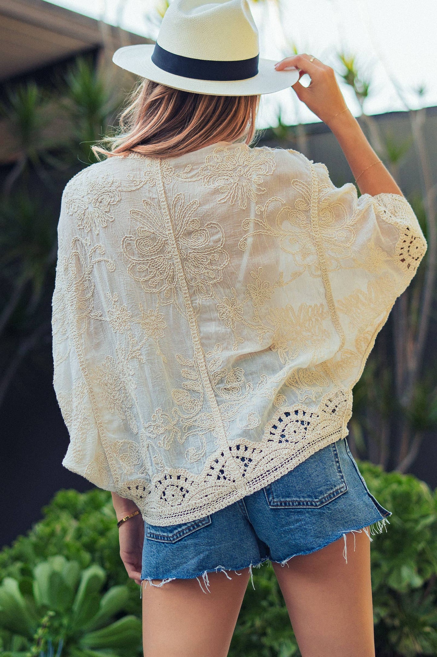 Floral Embroidered Top