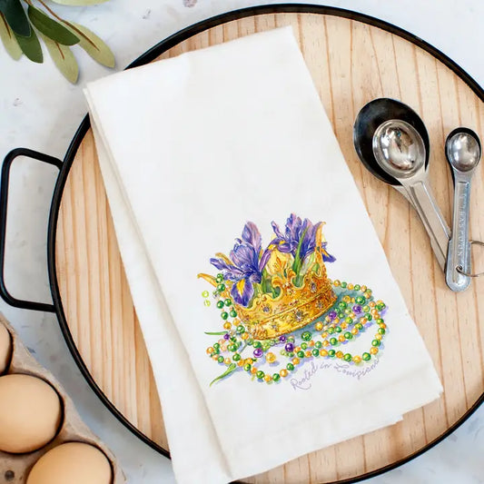 Rooted In LA Iris Crown Towel