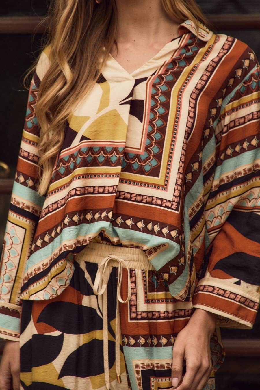 Ethnic Mixed Print Set