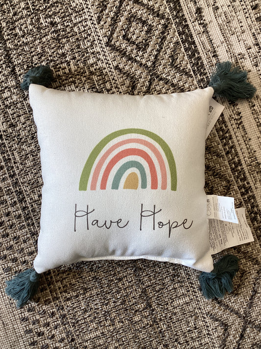Mini Rainbow Pillow