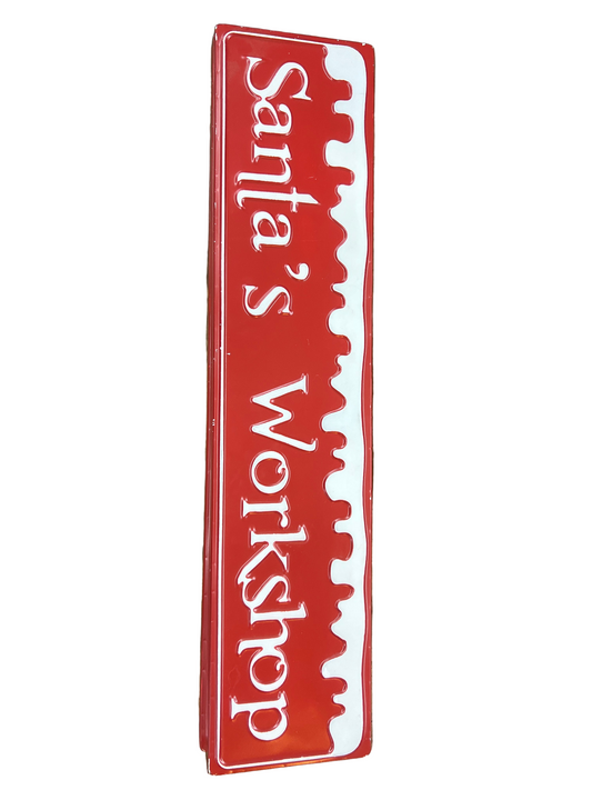 Santa’s Workshop Sign
