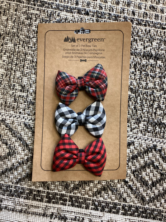 Pet Bow Tie Set of Three