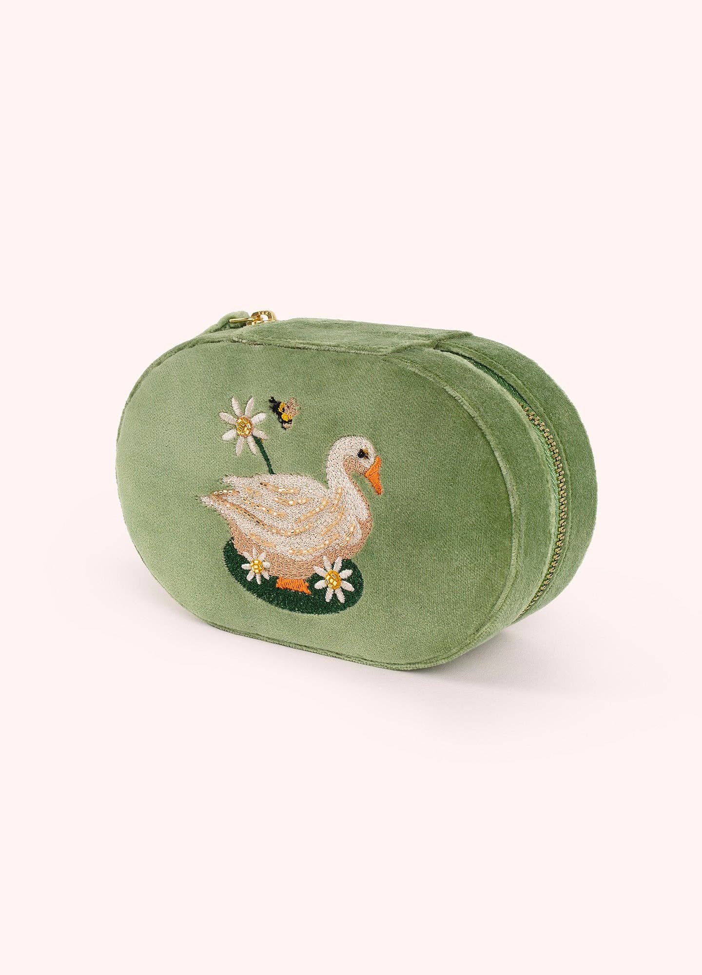 Garden Goose Jewelry Box