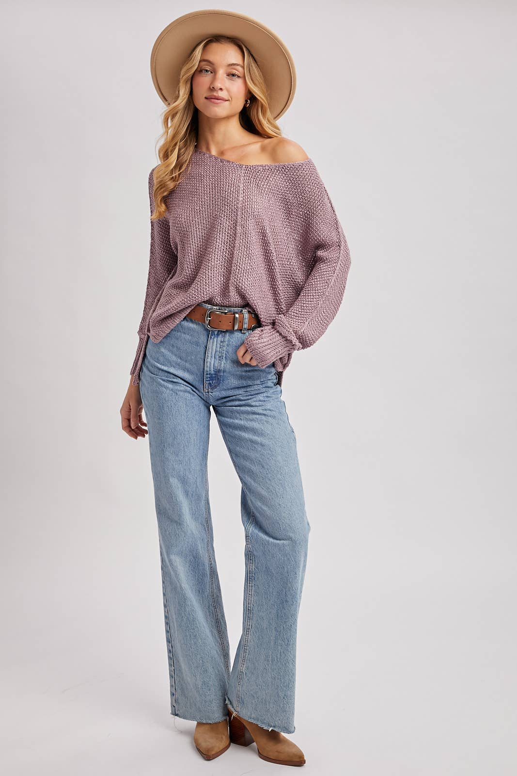 Reverse Seam Sweater