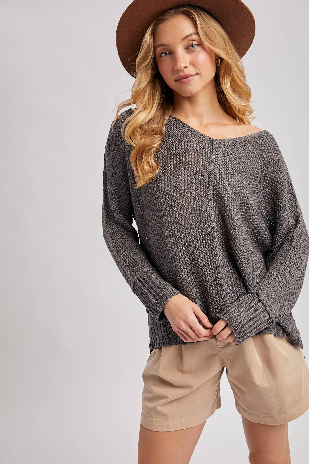 Reverse Seam Sweater