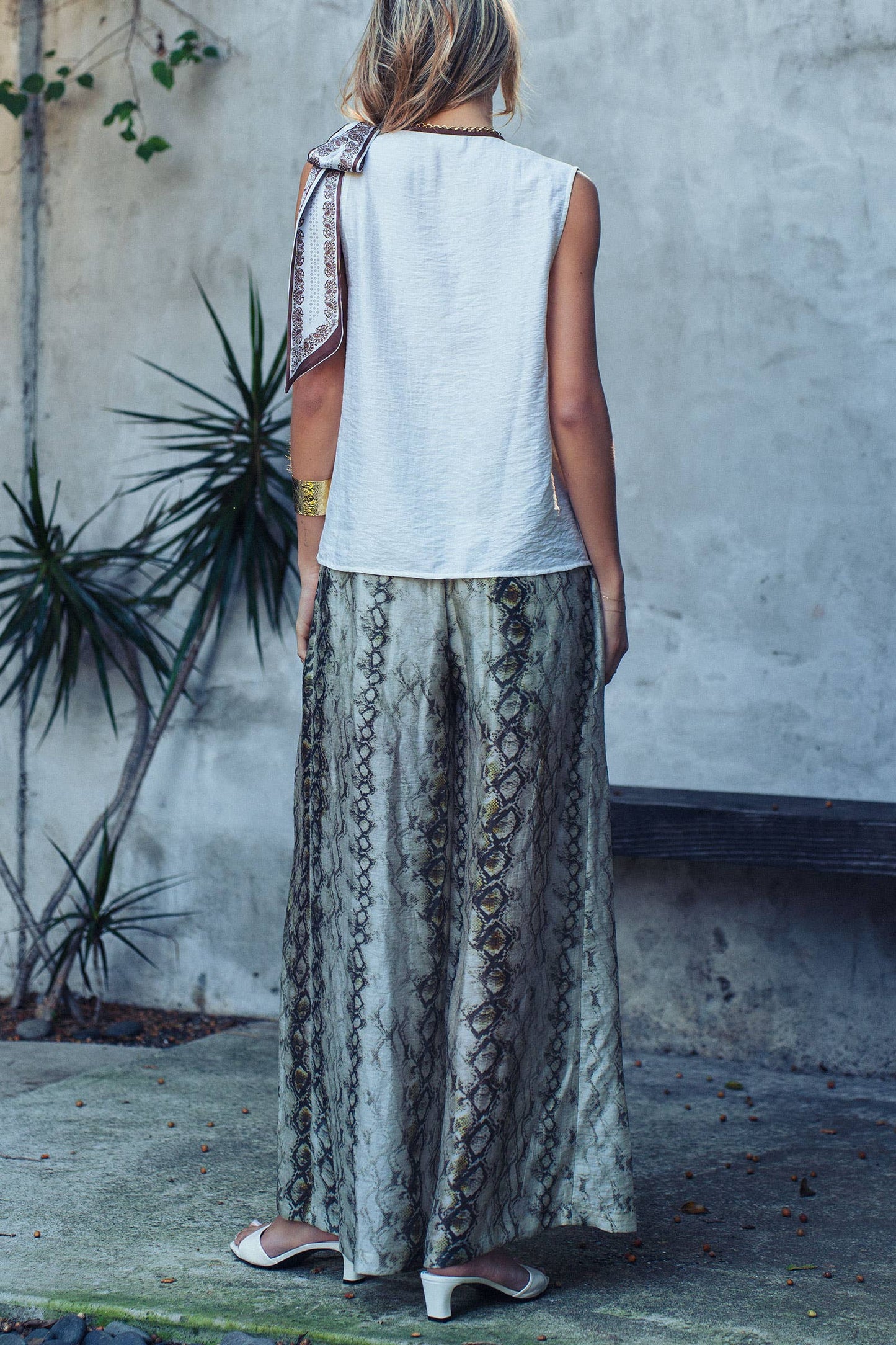 The Paisley Scarf Top