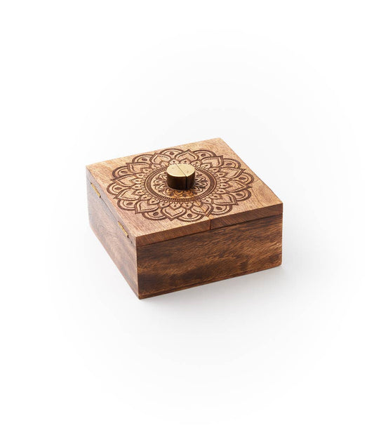 Mandala Split Lid Box