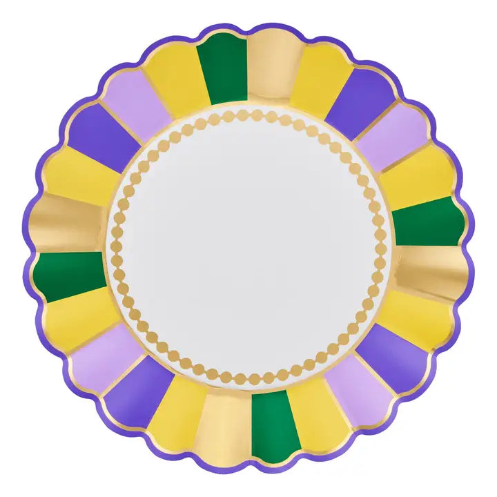 Let's Mardi Dinner Plates