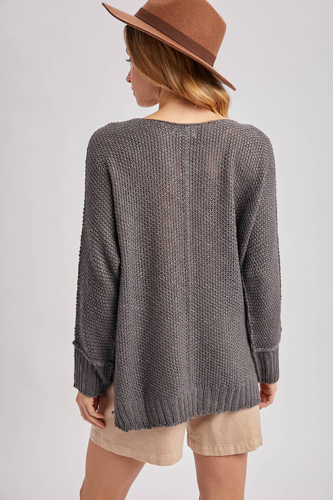 Reverse Seam Sweater