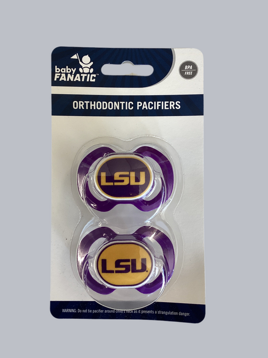 LSU Orthodontic Pacifier Set