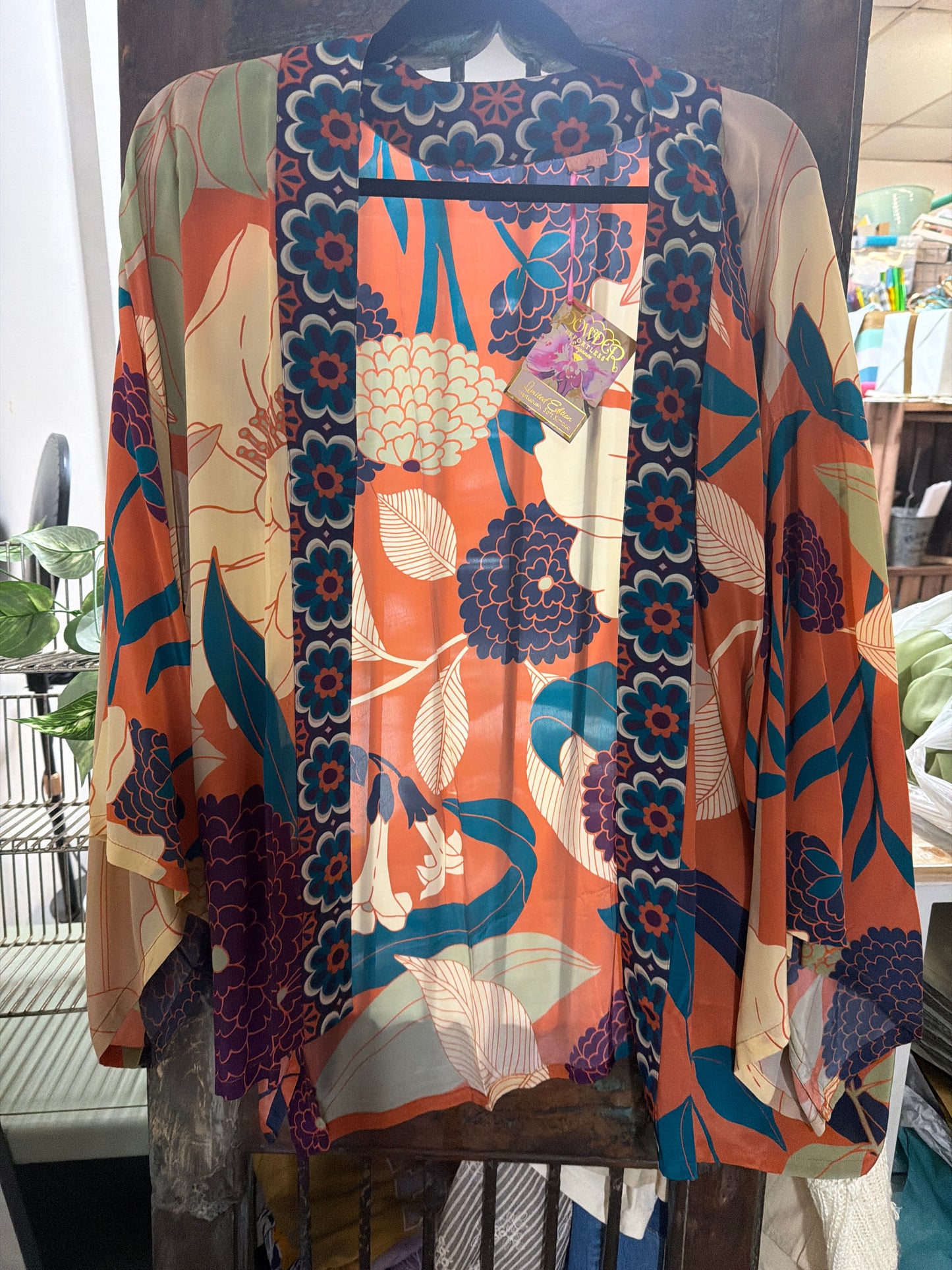 Winter Floral Kimono