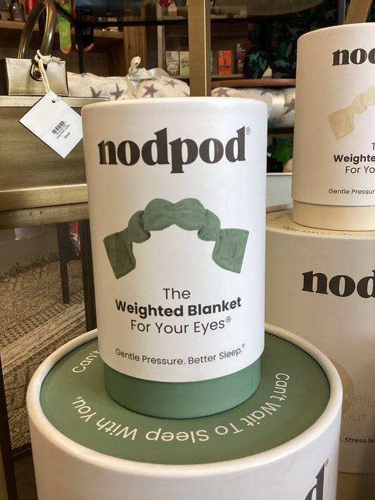 NodPod Weighted Eye Blanket - Sage