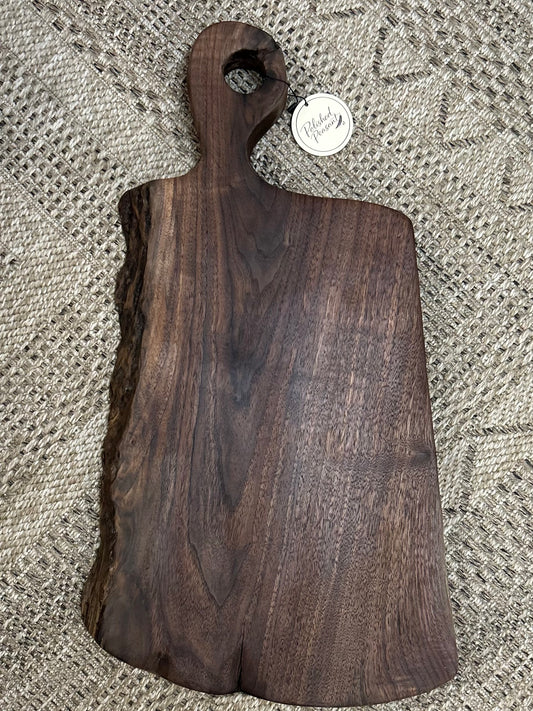 Oversized Live Edge Wood Serving Board – 27”