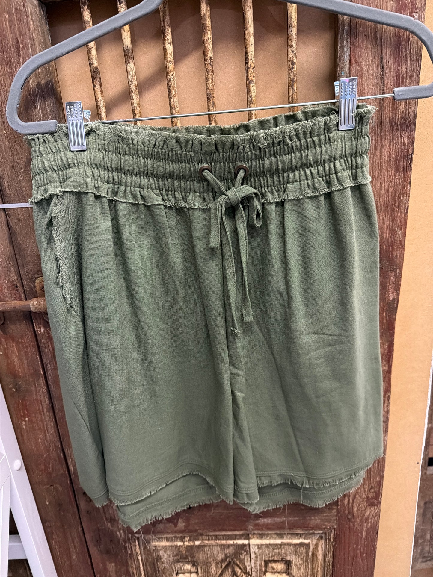 PLUS Linen Shorts
