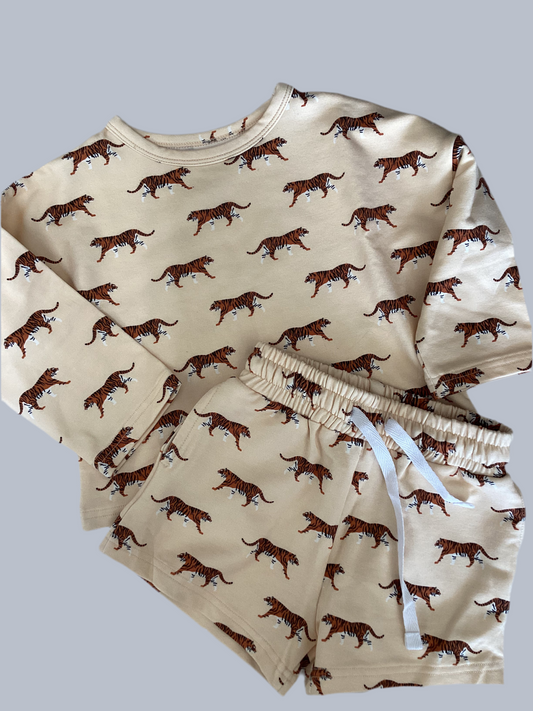 Kids Tiger Sweatshirt Set