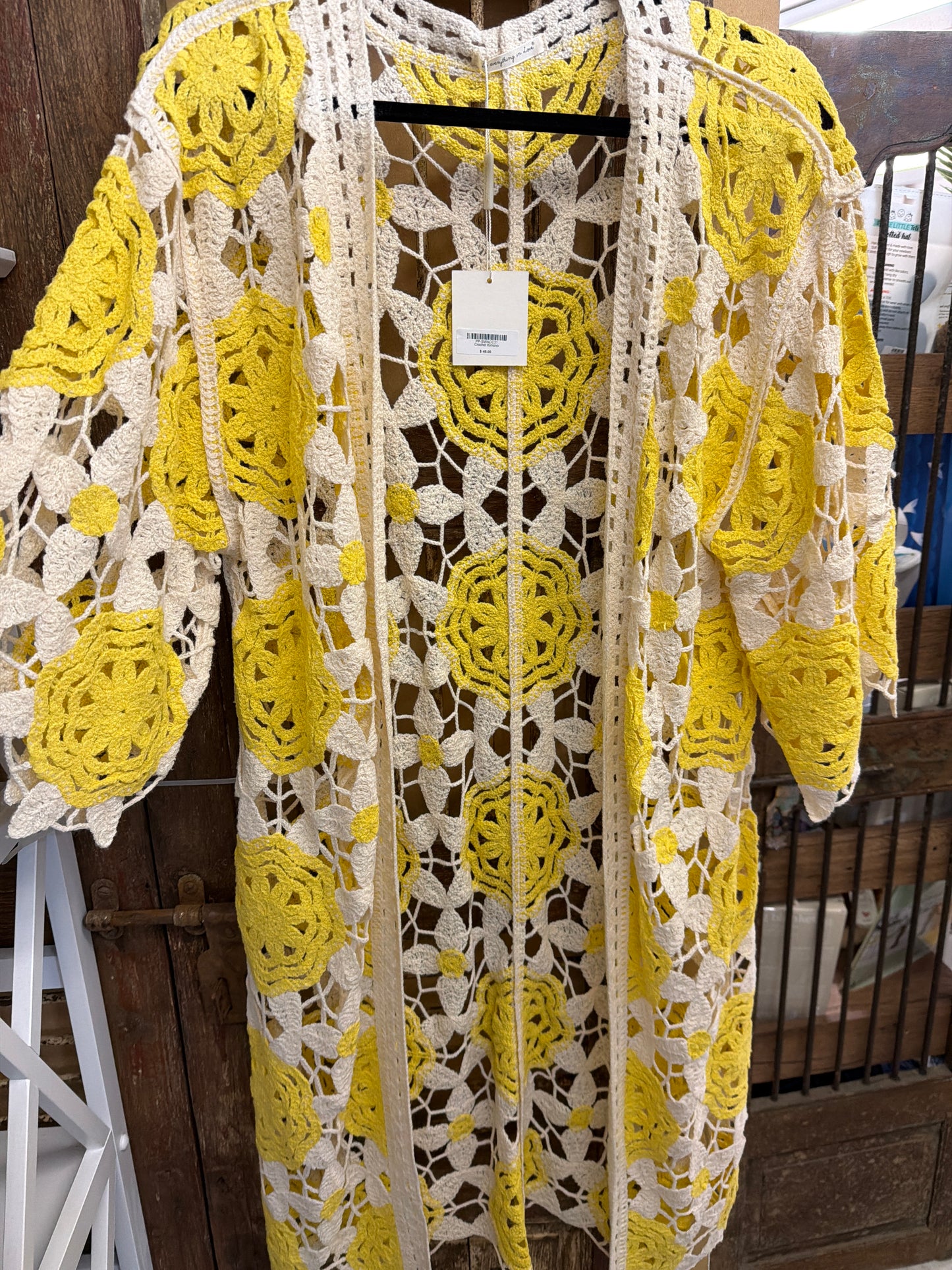 Crochet Beach Kimono