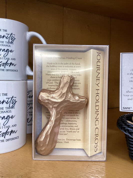 Journey Holding Cross-Gold