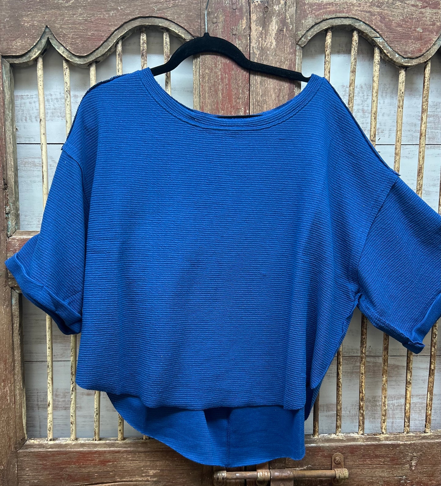 Easy Days Waffle Knit Top
