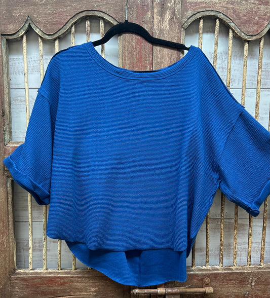 Easy Days Waffle Knit Top