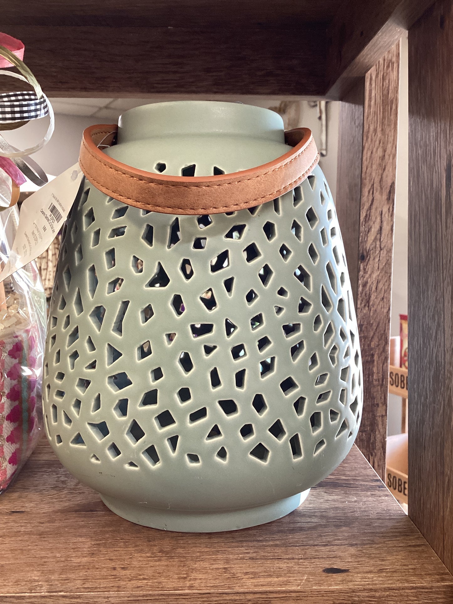 Ceramic Cut Out Solar Lantern