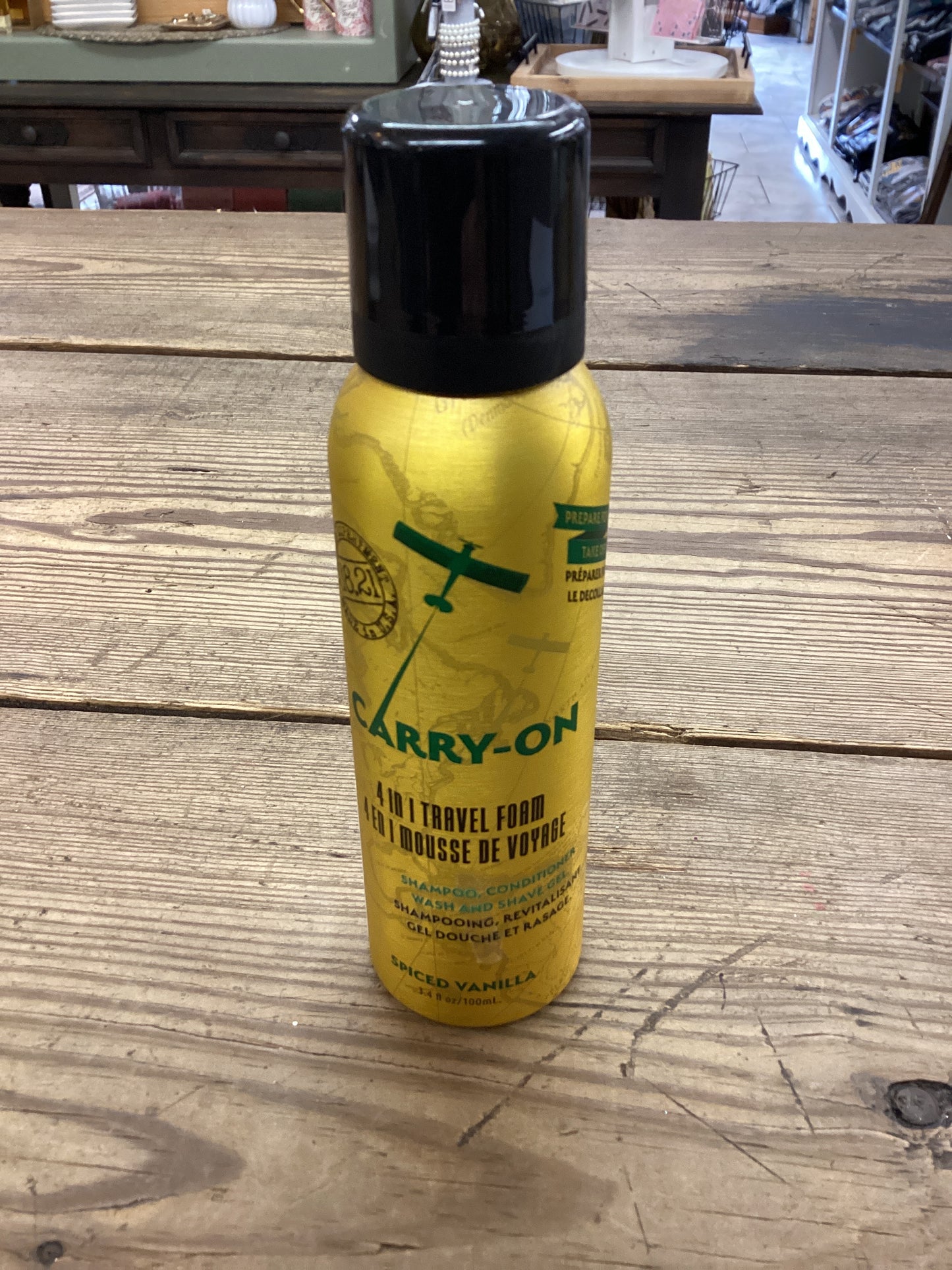 Carry-On 4 in 1 Travel Foam - Spiced Vanilla Scent