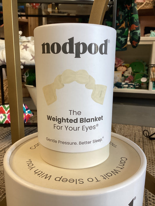 NodPod Weighted Eye Blanket - Bone