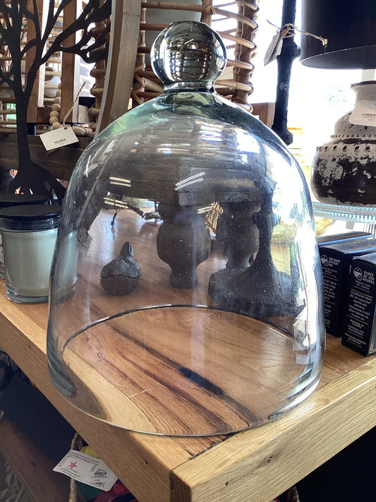 Veg Hand Blown Glass Cloche