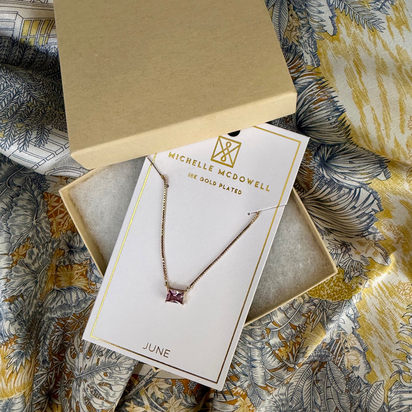 Colby Birthstone Necklace