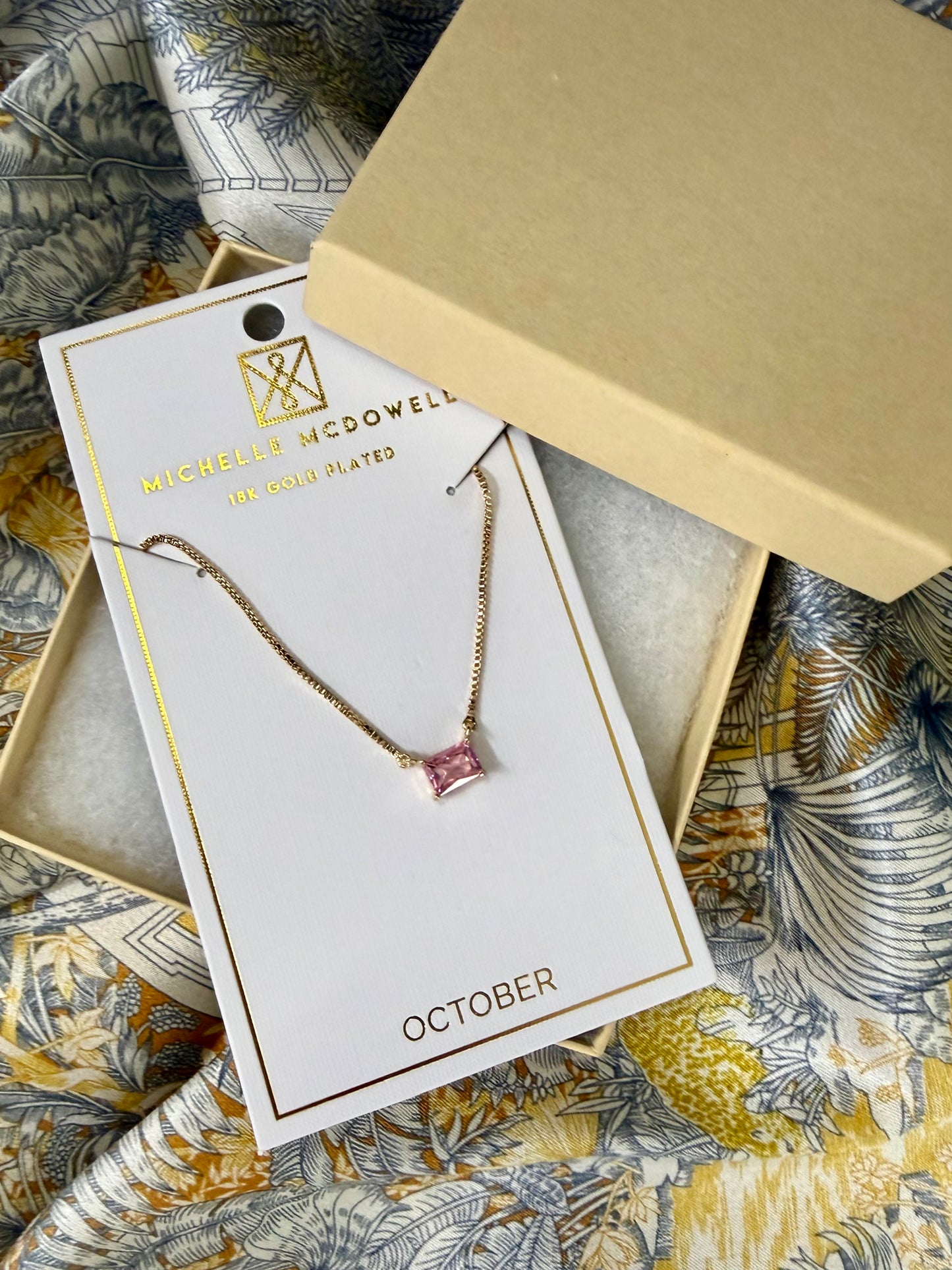 Colby Birthstone Necklace