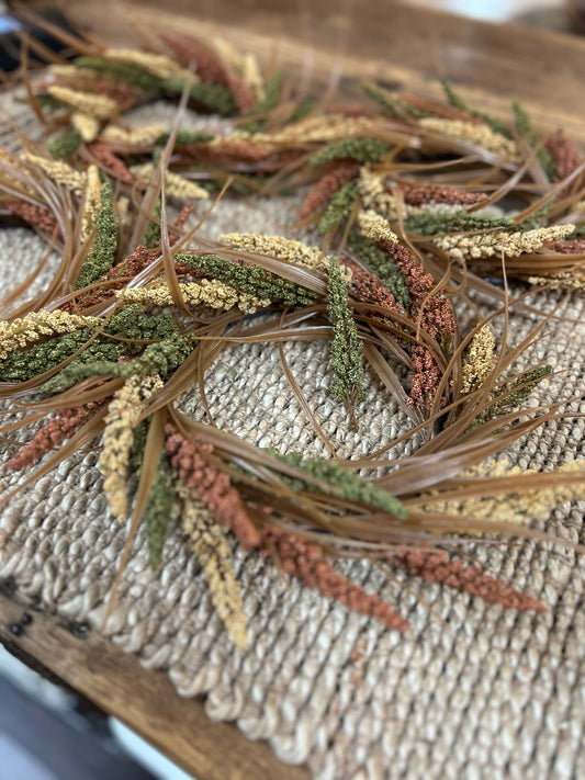 Harvest Millet Candle Ring