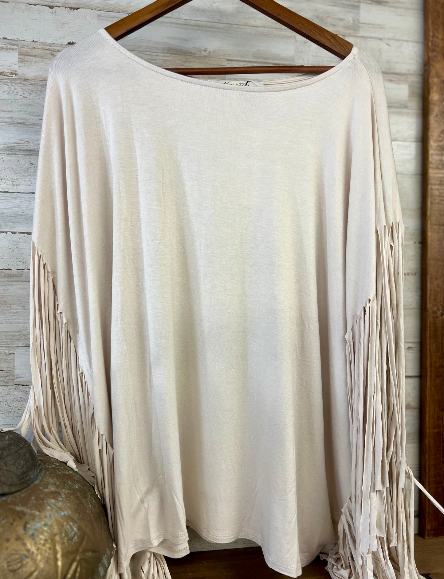 Free Flowing Fringe Top
