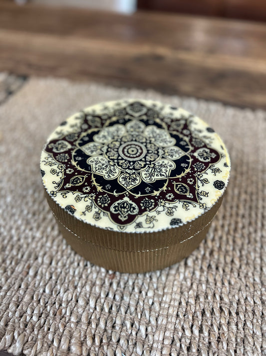 Gold Mandala Decorative Keepsake Box