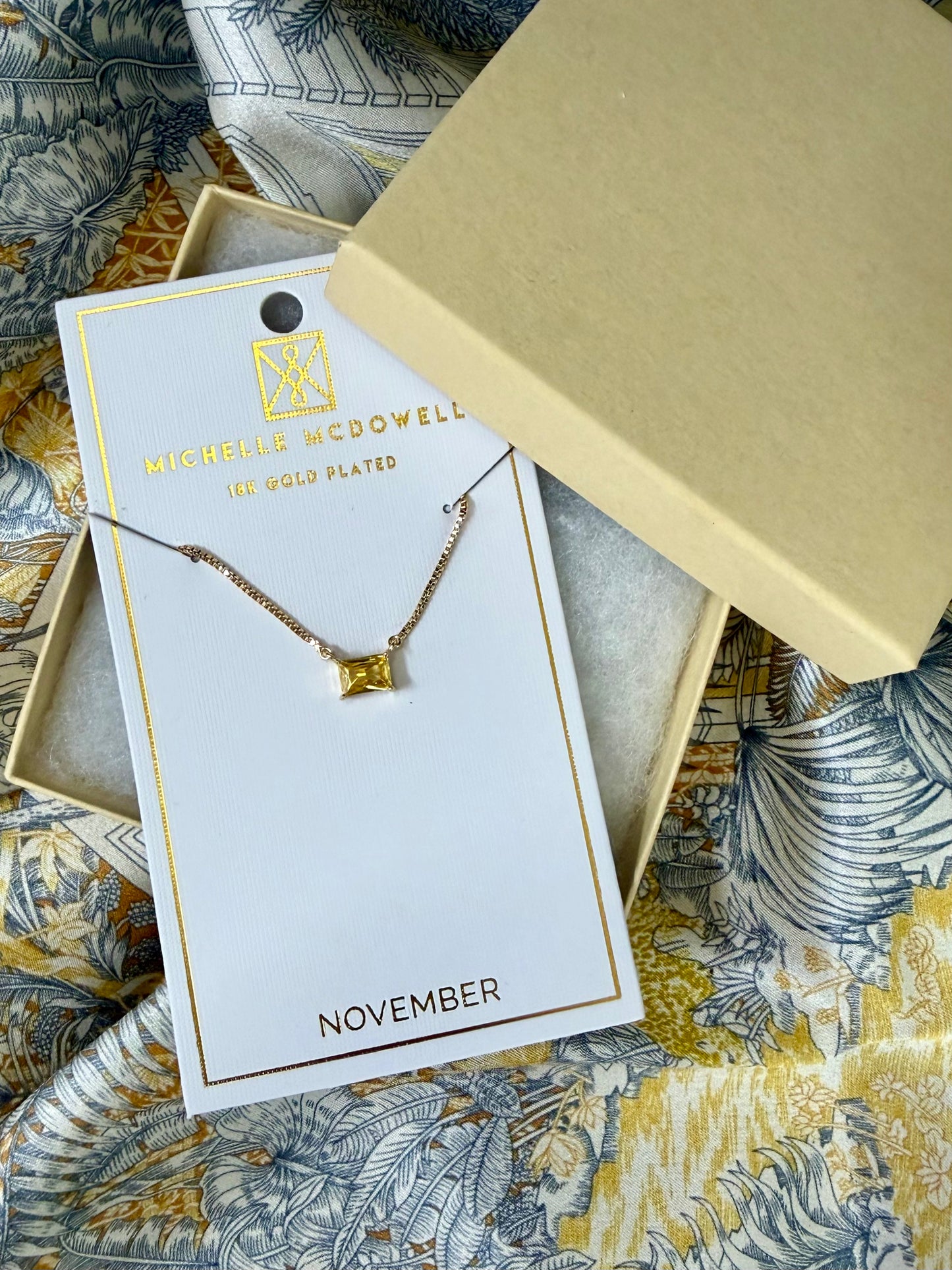 Colby Birthstone Necklace