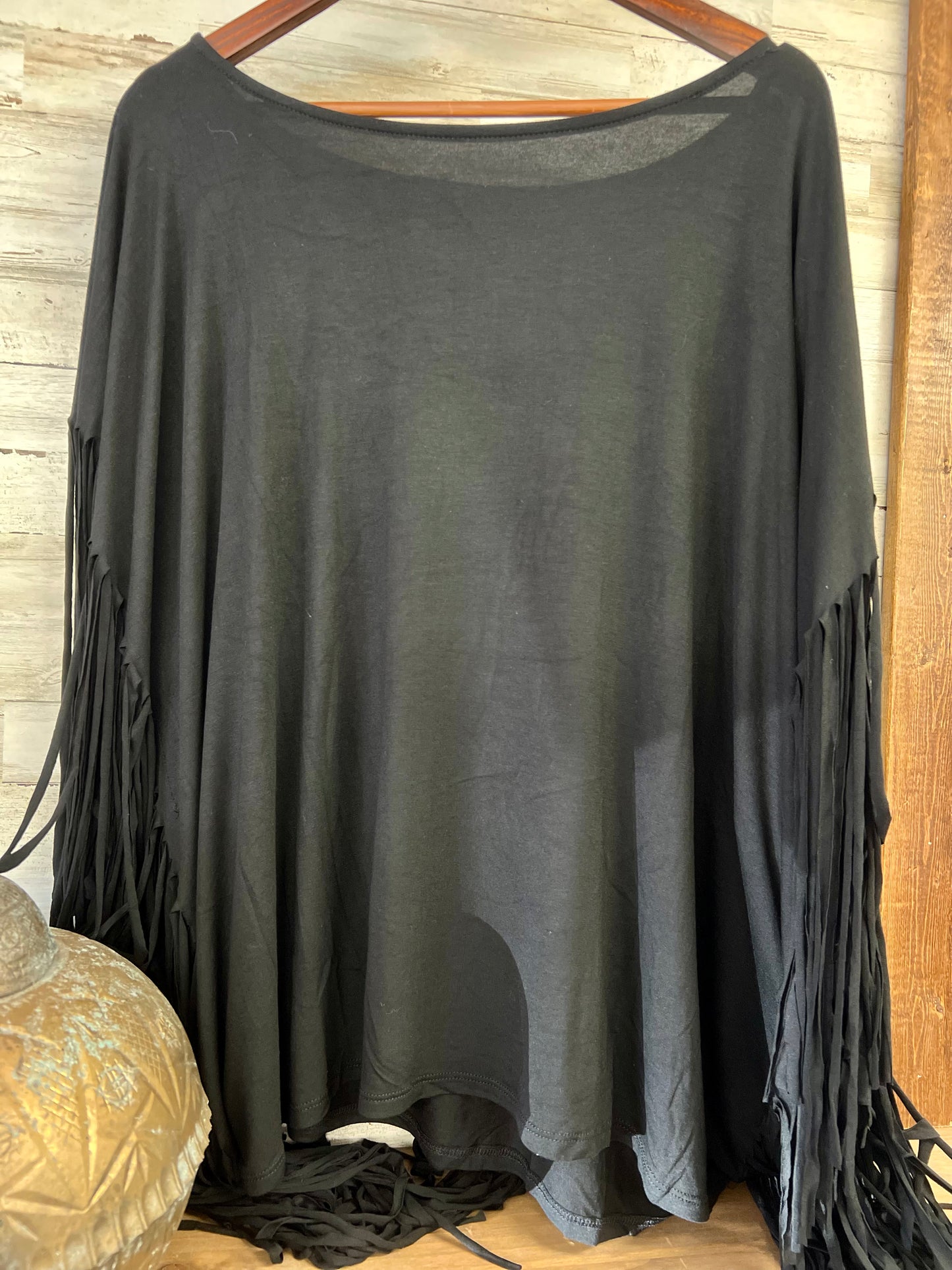Free Flowing Fringe Top