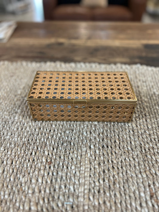 Cane & Glass Keepsake Box