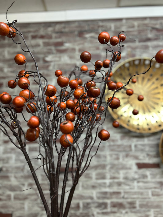 Burnt Orange Crabapple Branch