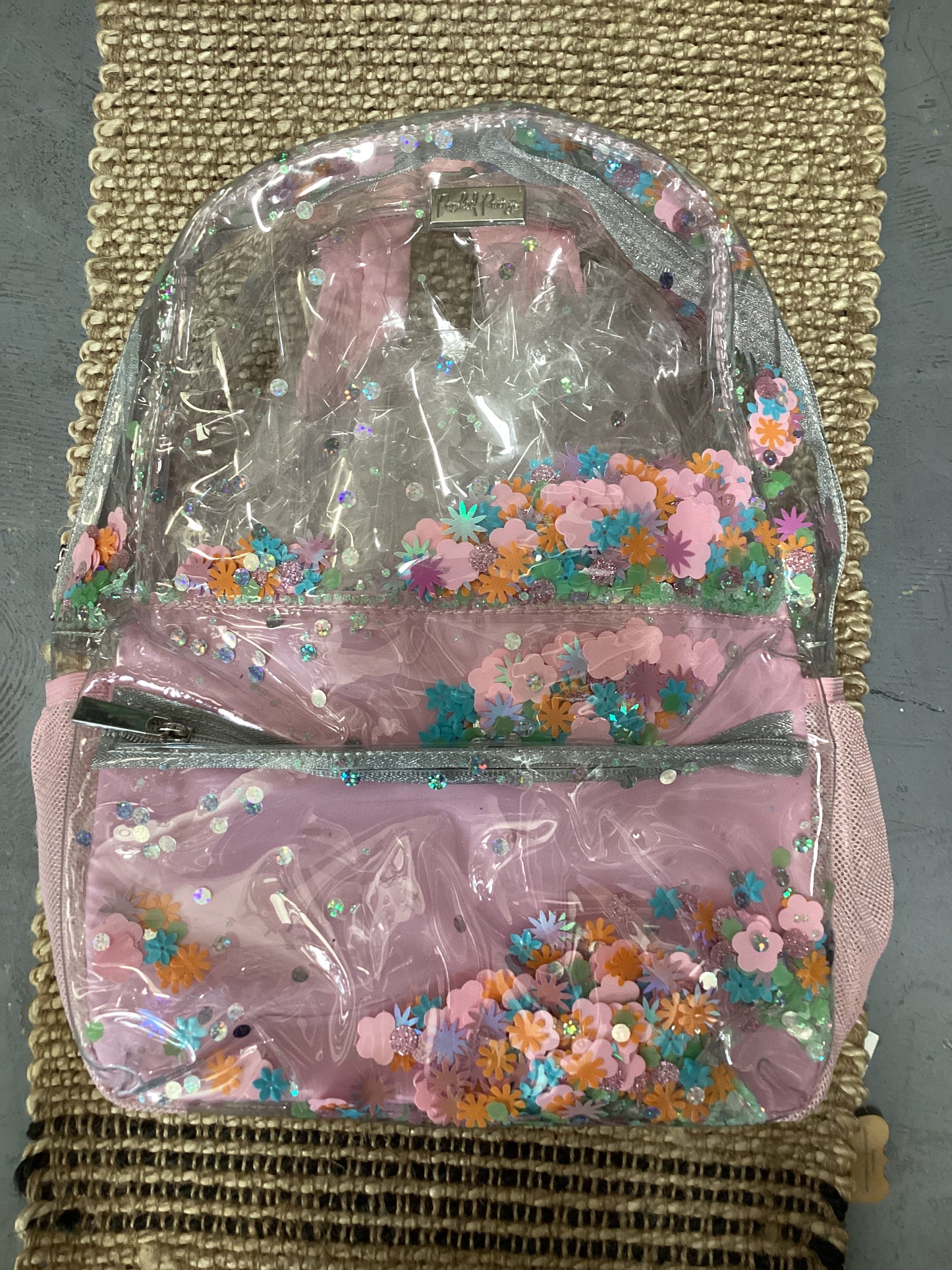 Flower Confetti Backpack-Medium