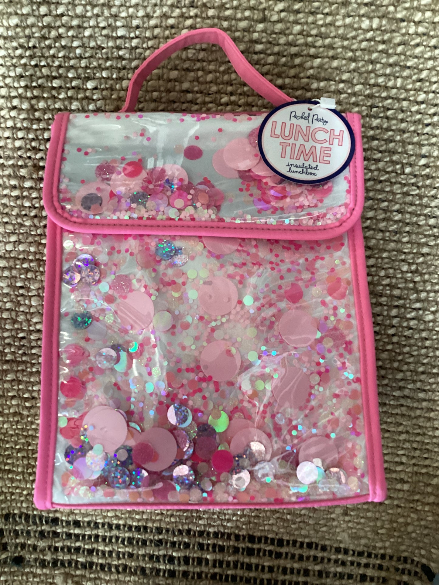 Pink Party Confetti Lunchbox